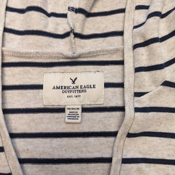 Striped Hooded Pullover - Picture 2 of 13